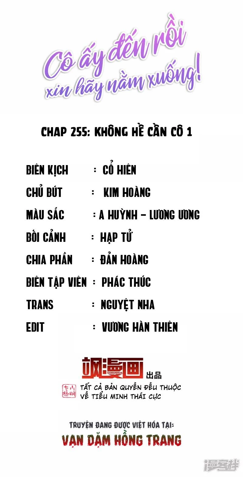 Cô ấy đến rồi, xin hãy nằm xuống! Chapter 255 - Trang 3