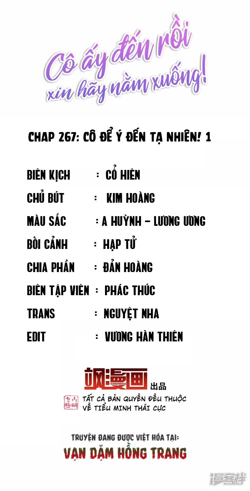 Cô ấy đến rồi, xin hãy nằm xuống! Chapter 267 - Trang 3