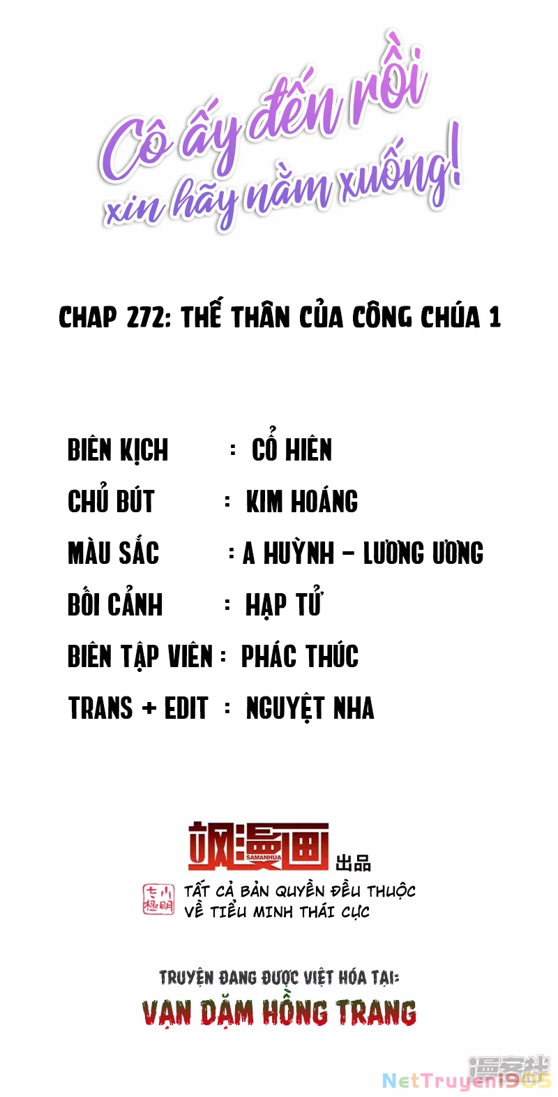Cô ấy đến rồi, xin hãy nằm xuống! Chapter 272 - Trang 3