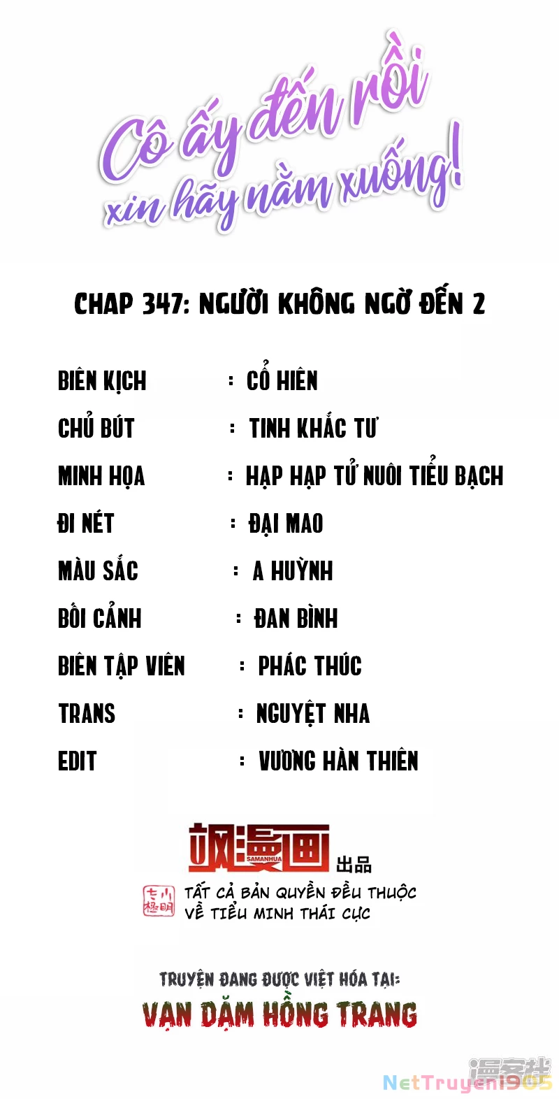 Cô ấy đến rồi, xin hãy nằm xuống! Chapter 347 - Trang 3
