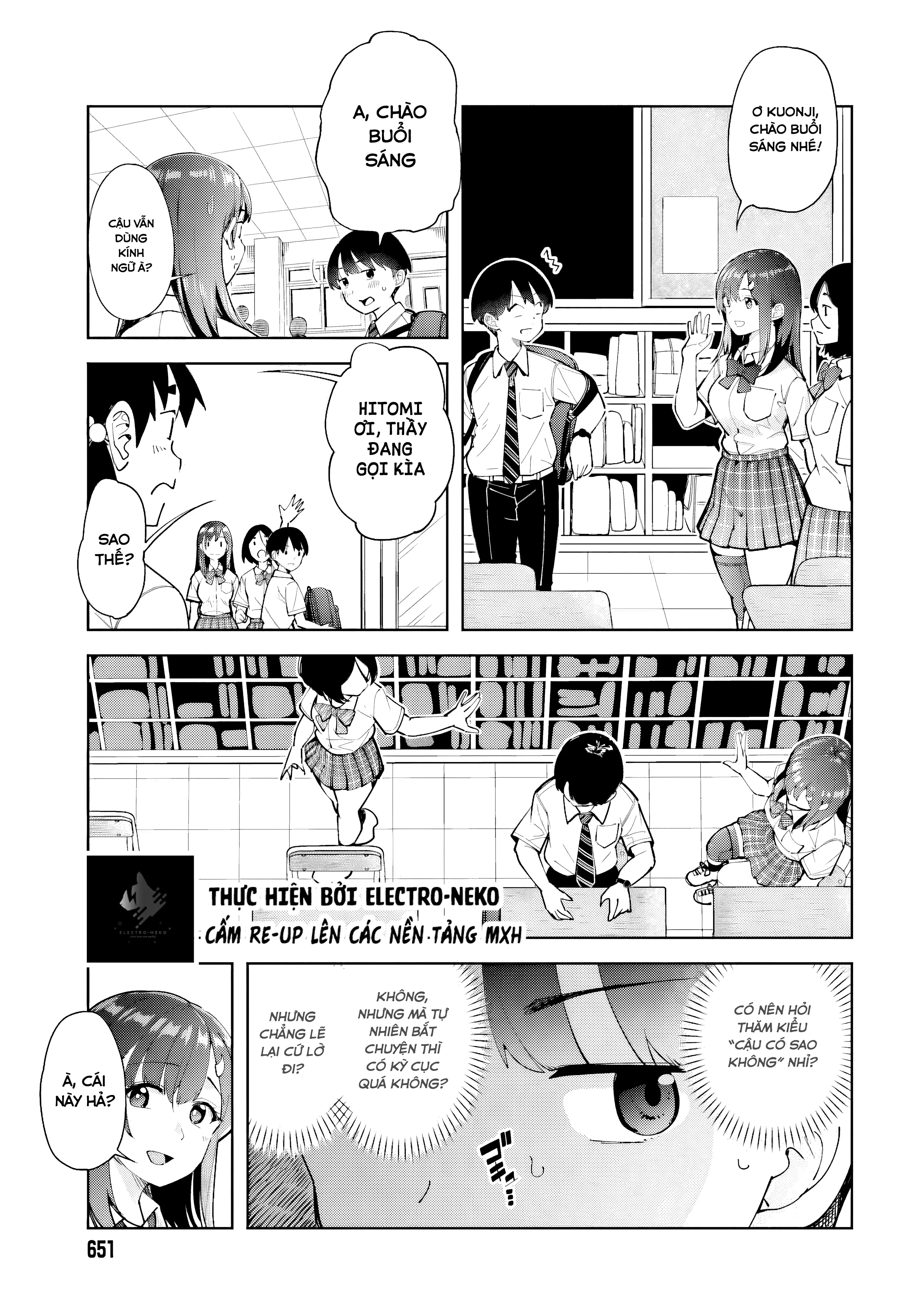 Cô bạn đùi múp bàn bên Chapter 3 - Trang 12