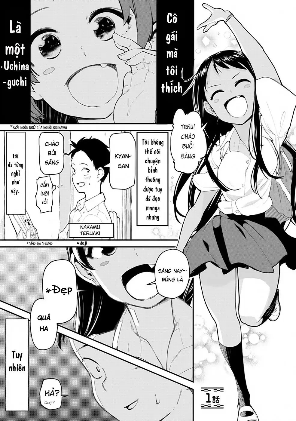 Cô Gái Tôi Yêu Ở Okinawa Nói Tiếng Địa Phương, Mà Tôi Chẳng Hiểu Gì Hết Chapter 1 - Trang 4