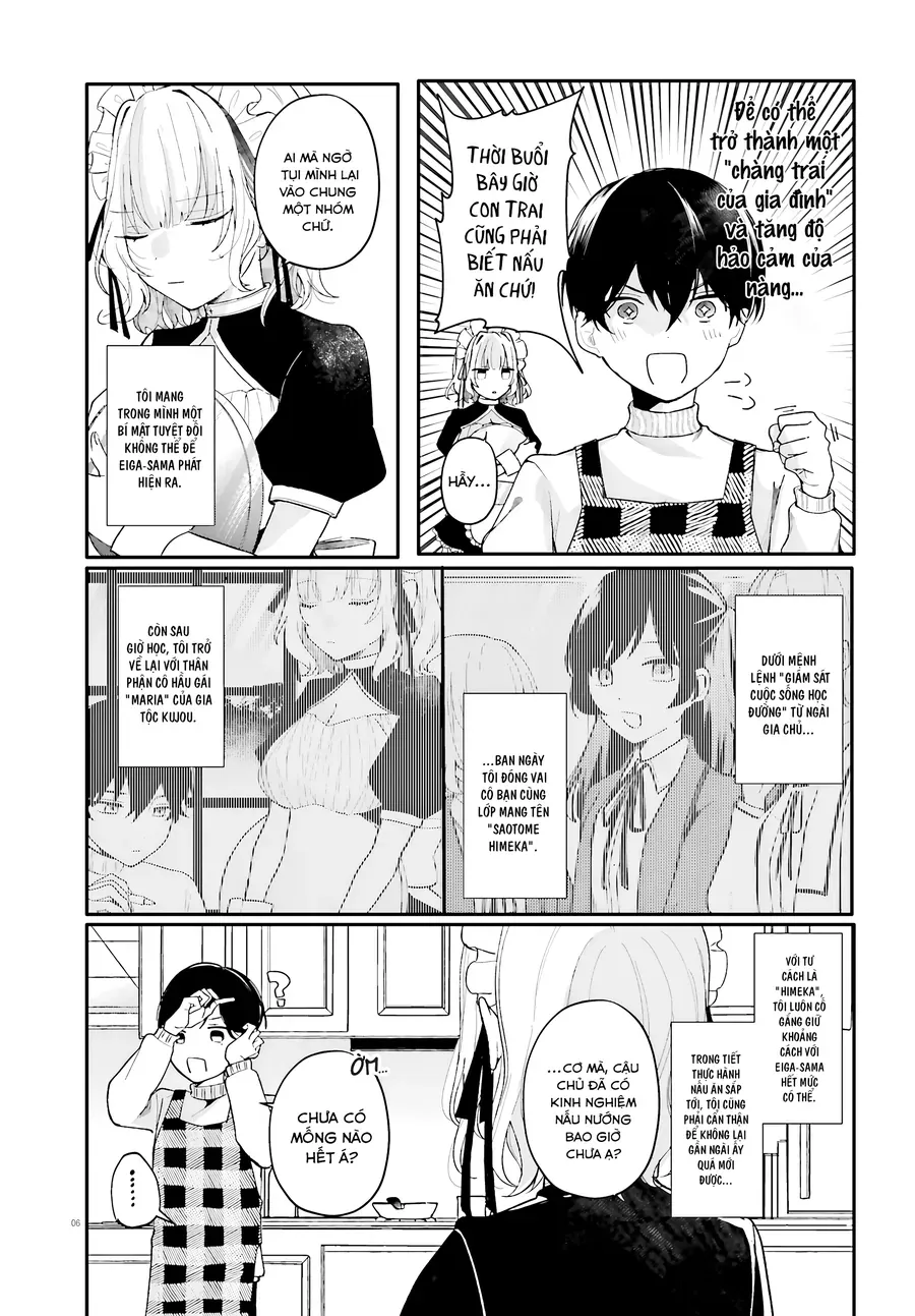 Cô Hầu Gái Nhà Tôi Giống Với Cô Bạn Mà Tôi Thích Trong Lớp Chapter 2 - Trang 7