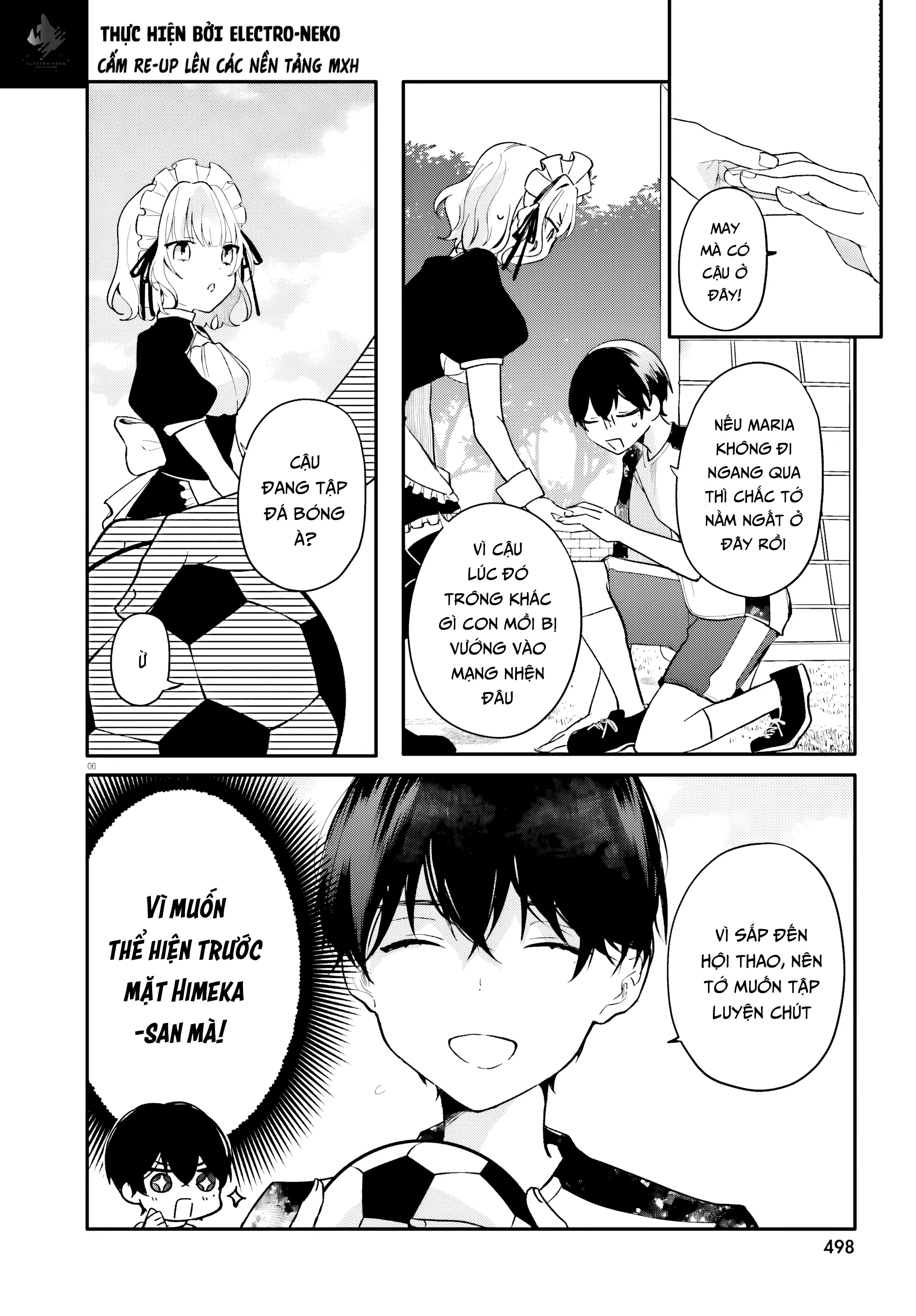 Cô hầu gái nhà tôi trông giống hệt cô bạn tôi thích ở trong lớp Chapter 4 - Trang 11