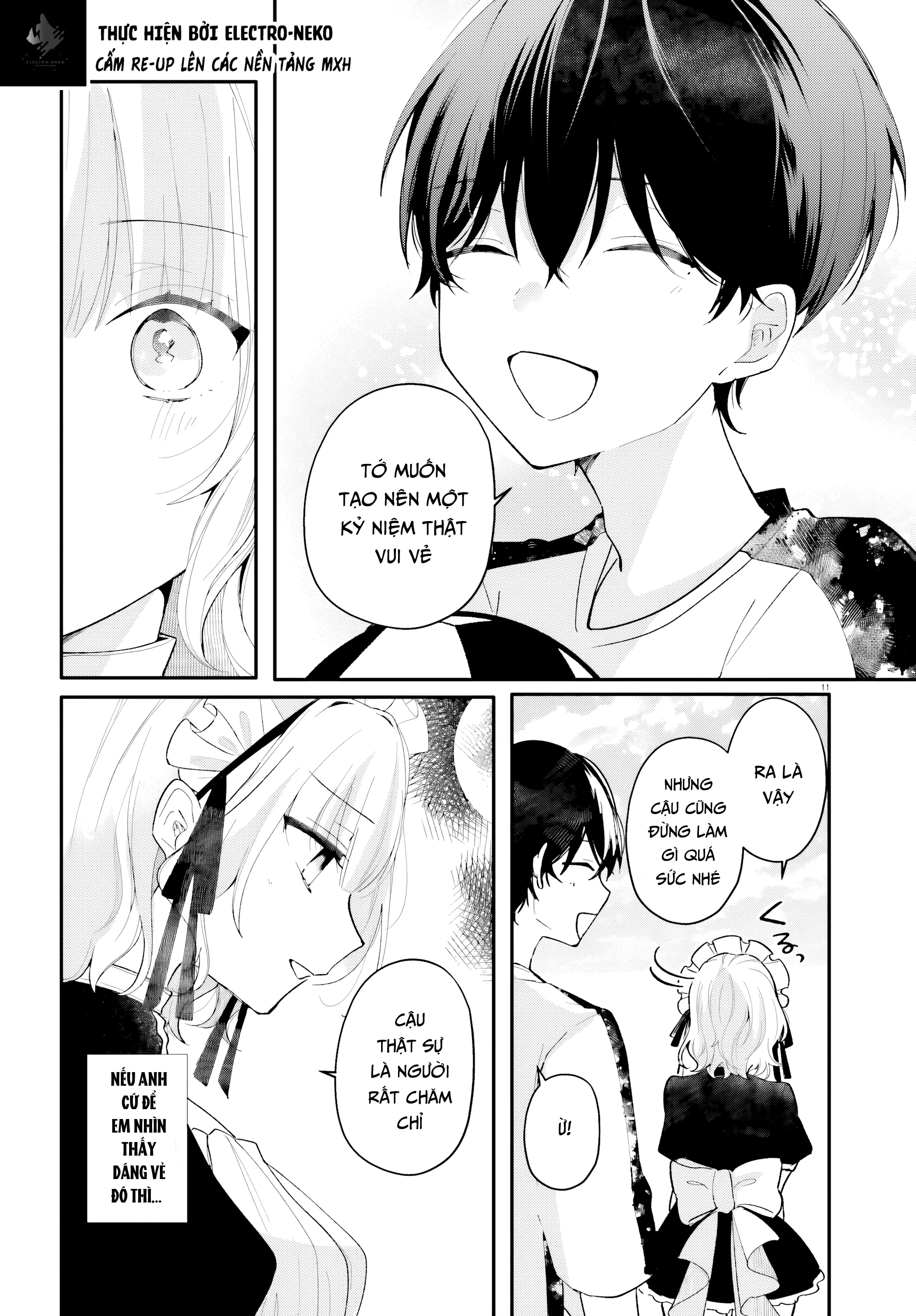 Cô hầu gái nhà tôi trông giống hệt cô bạn tôi thích ở trong lớp Chapter 4 - Trang 16