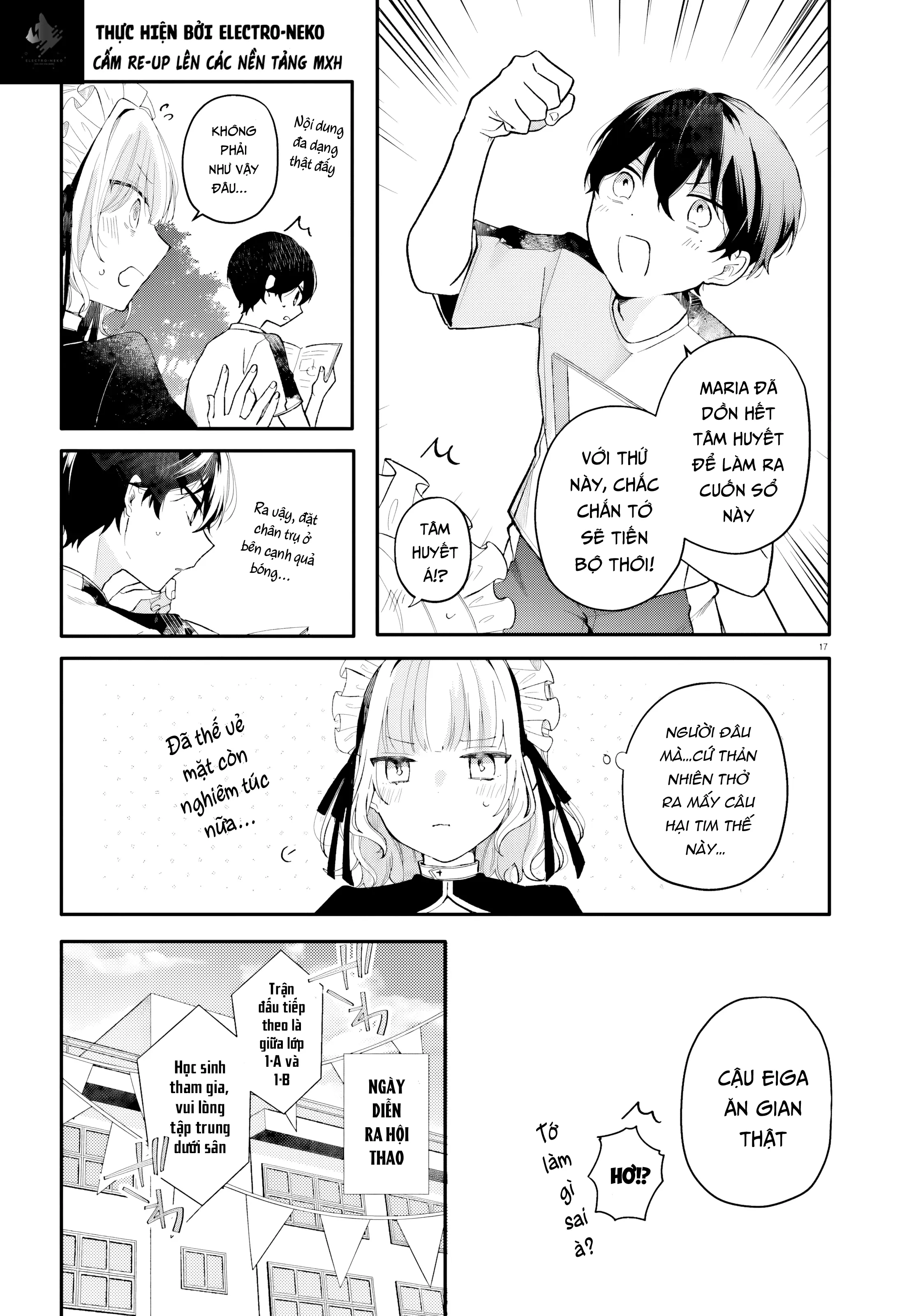Cô hầu gái nhà tôi trông giống hệt cô bạn tôi thích ở trong lớp Chapter 4 - Trang 22