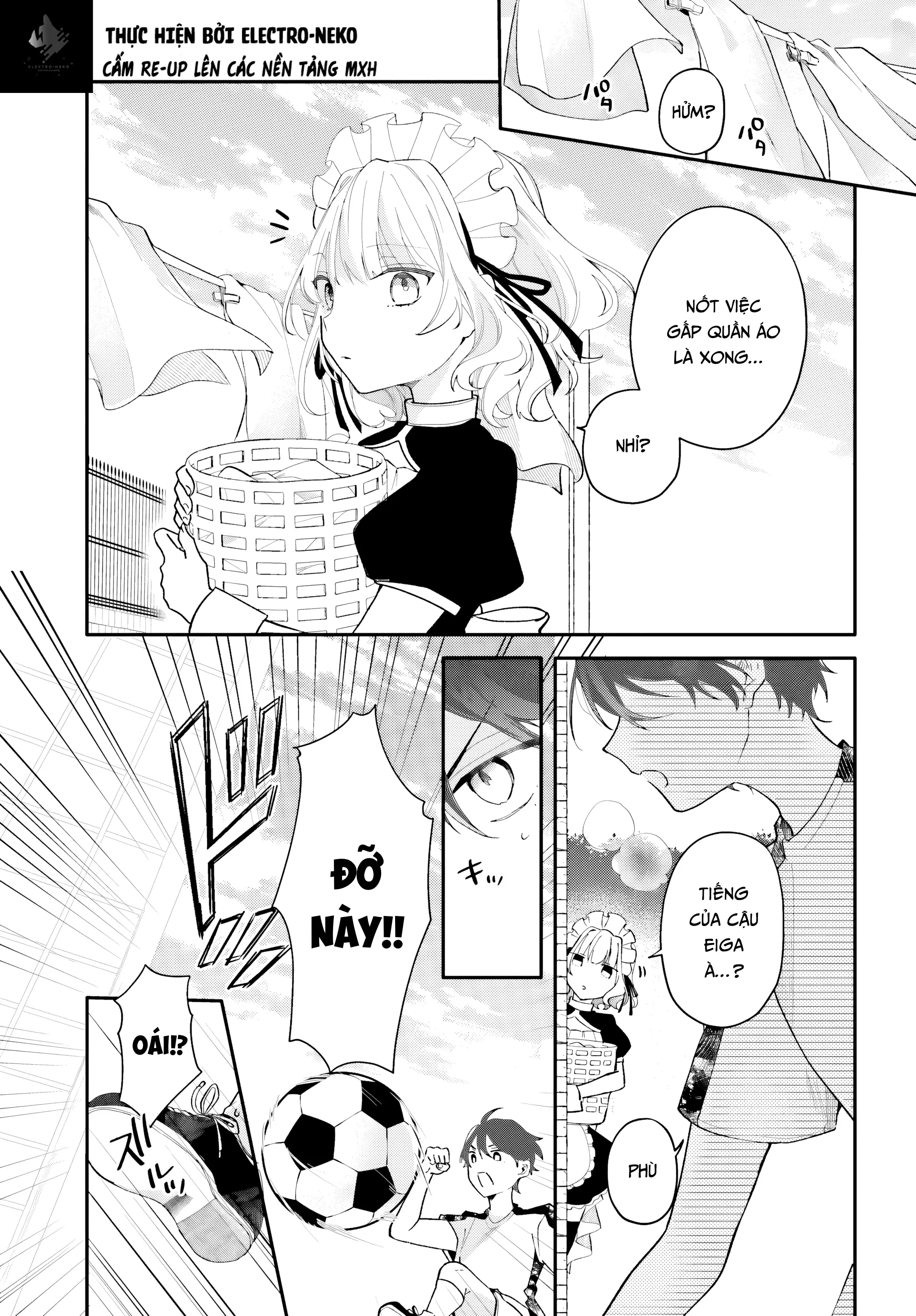 Cô hầu gái nhà tôi trông giống hệt cô bạn tôi thích ở trong lớp Chapter 4 - Trang 9