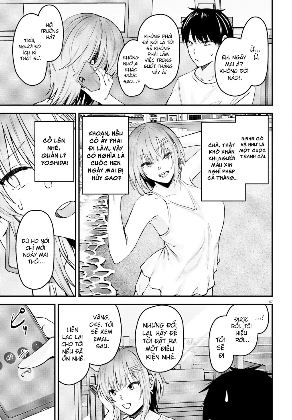 Cô nàng đẹp mã mà bạn gái tôi thích đang nhắm tới tôi Chapter 11 - Trang 8