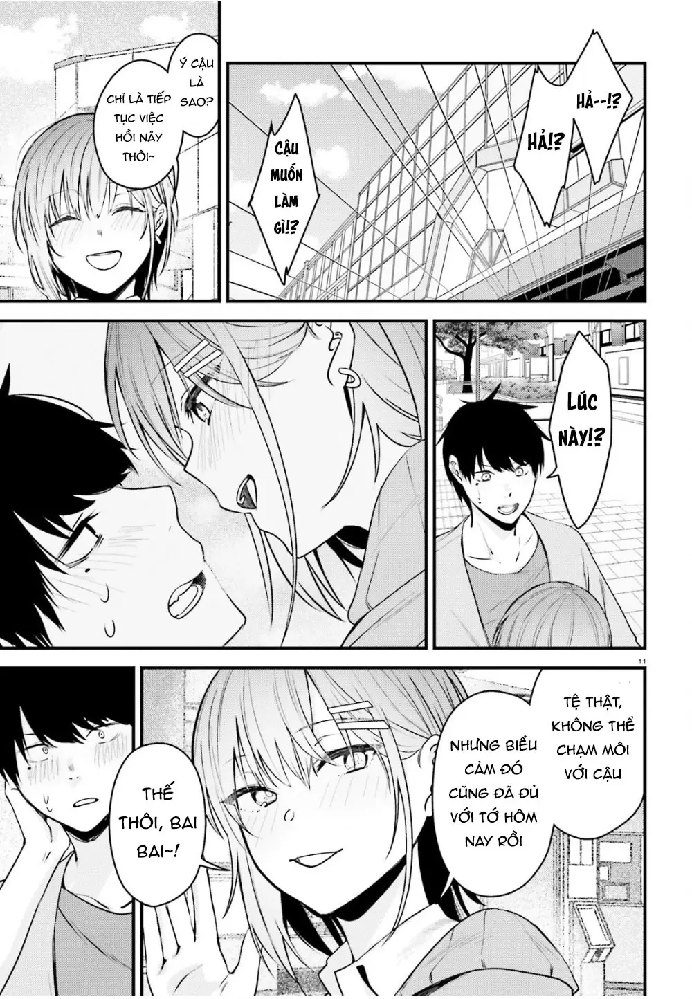Cô nàng đẹp mã mà bạn gái tôi thích đang nhắm tới tôi Chapter 5 - Trang 12