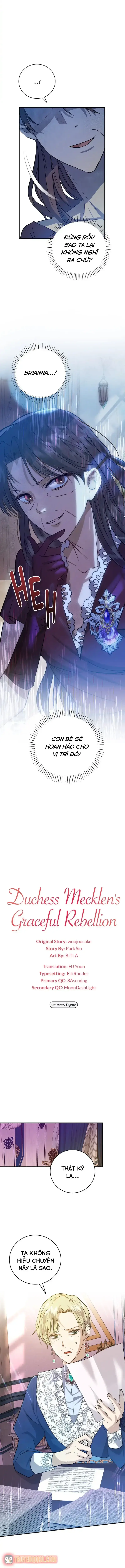 Cuộc Nổi Loạn Tao Nhã Của Nữ Công Tước Mecklen Chapter 7 - Trang 9