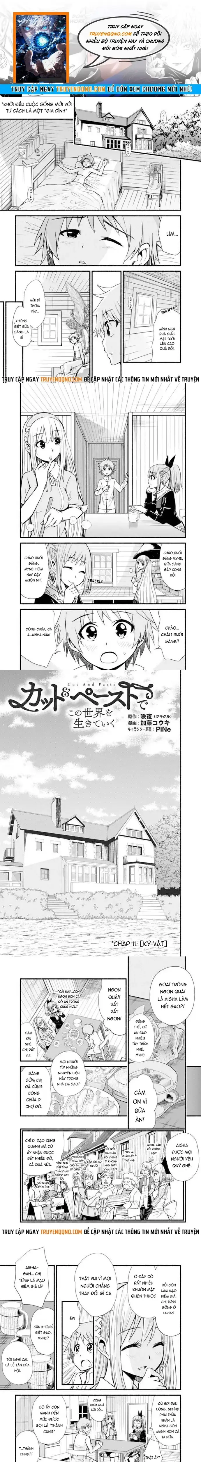 Cut & Paste De Kono Sekai Wo Ikite Iku Chapter 11 - Trang 2