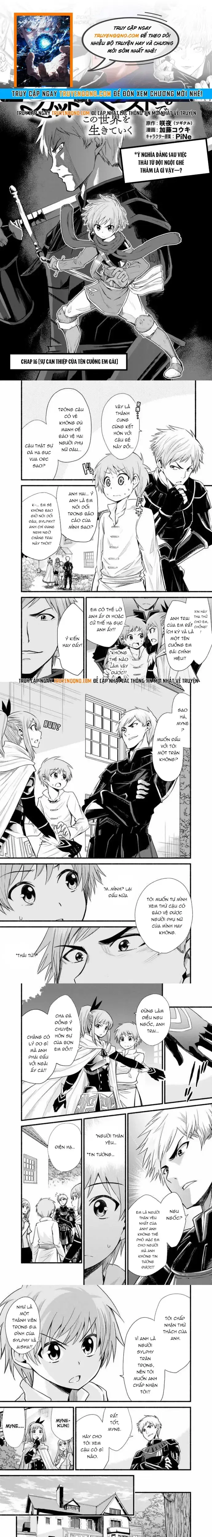 Cut & Paste De Kono Sekai Wo Ikite Iku Chapter 16 - Trang 2