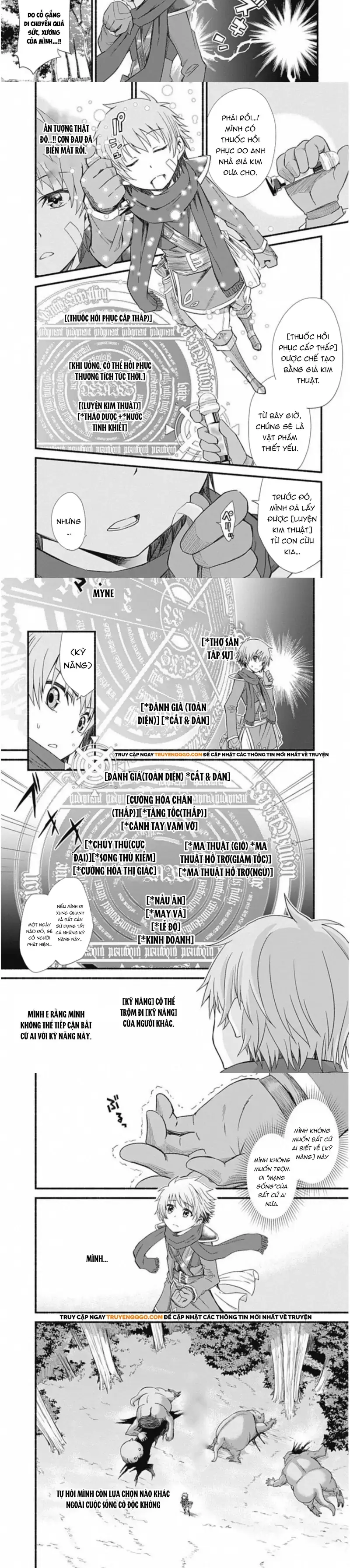 Cut & Paste De Kono Sekai Wo Ikite Iku Chapter 2.5 - Trang 4