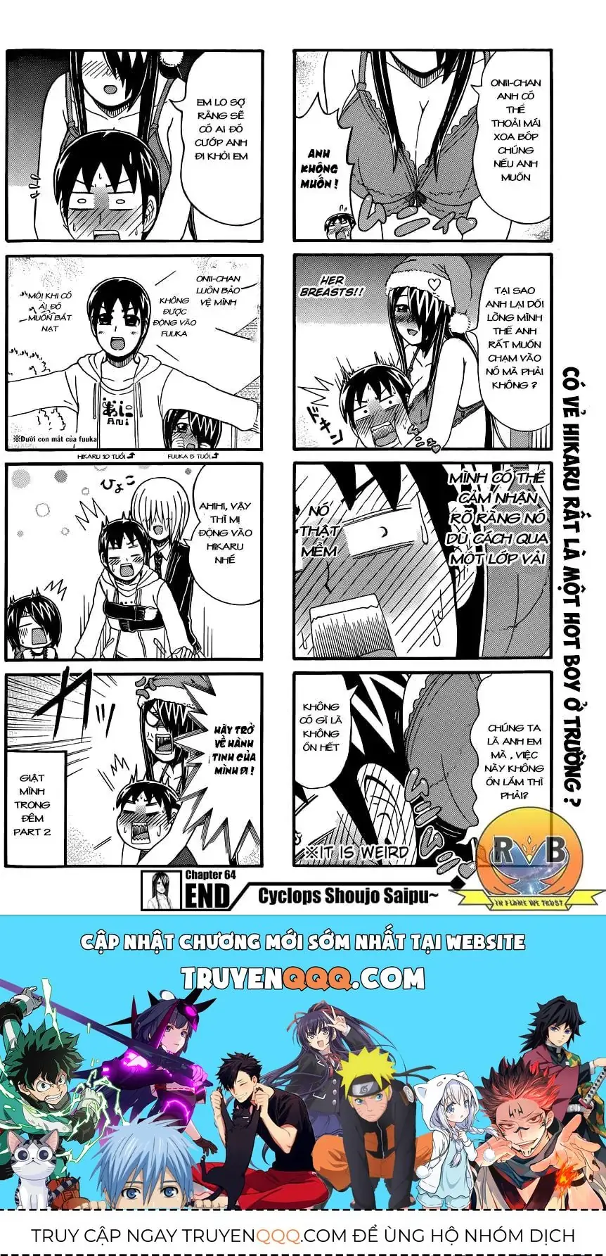 Cyclops Shoujo Saipu (Cô Em Gái Khổng Lồ) Chapter 64 - Trang 5