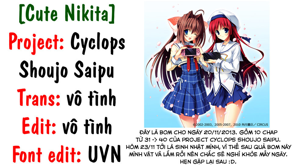 Cyclops Shoujo Saipu Chapter 40 - Trang 3
