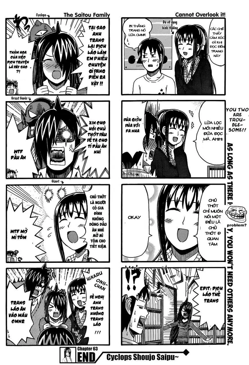 Cyclops Shoujo Saipu Chapter 63 - Trang 5