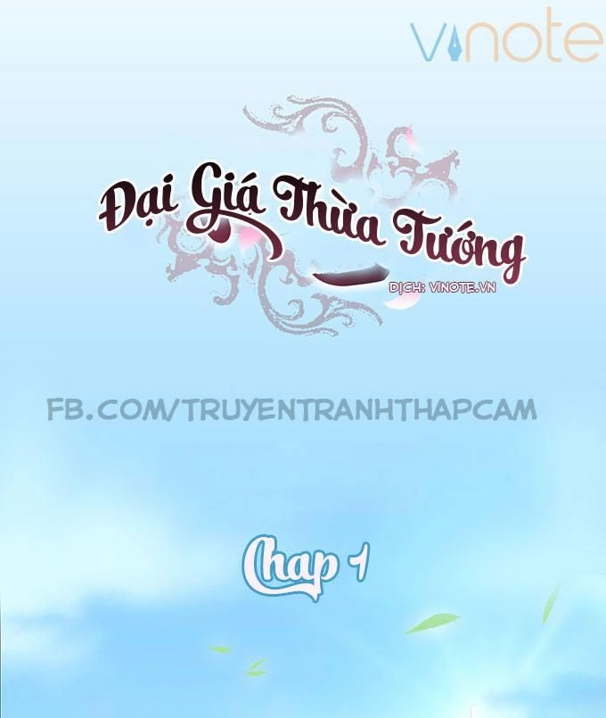 Đại Giá Thừa Tướng Chapter 1 - Trang 2