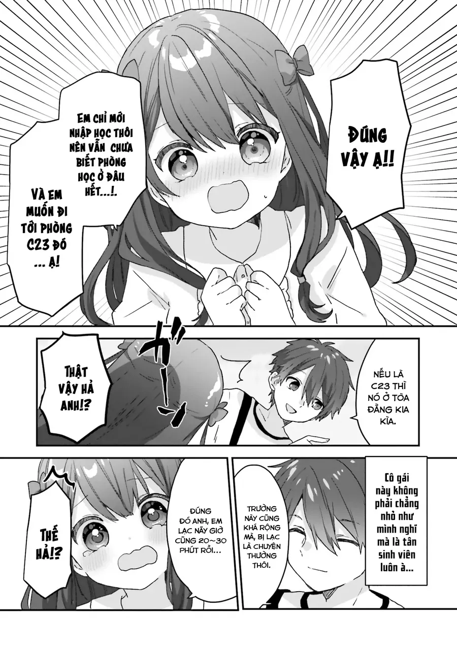 Daigaku Nyuugakuji Kara Uwasa Sareteita Bishoujo San Shimai, Ikiwakareteita Gimai Datta. Chapter 1 - Trang 11