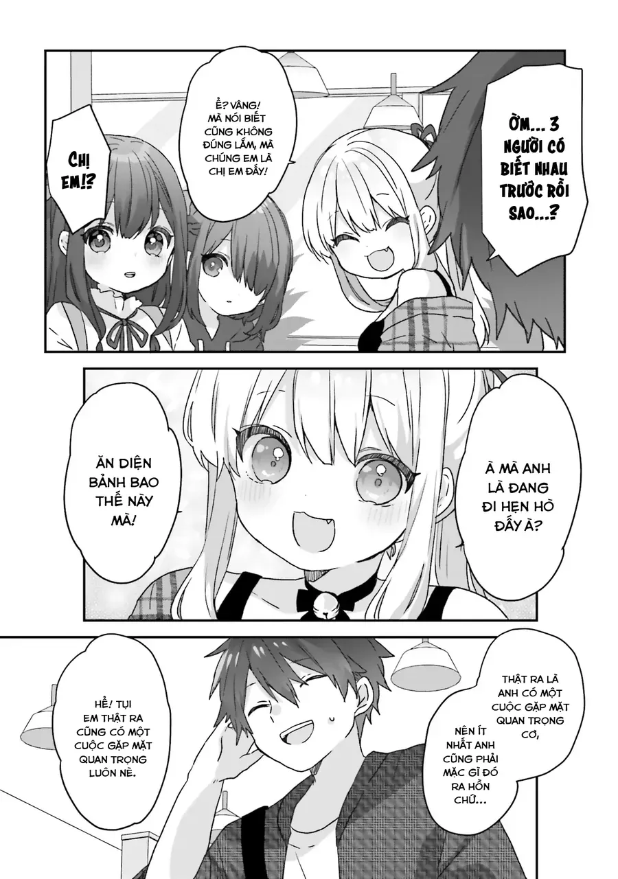 Daigaku Nyuugakuji Kara Uwasa Sareteita Bishoujo San Shimai, Ikiwakareteita Gimai Datta. Chapter 1 - Trang 37