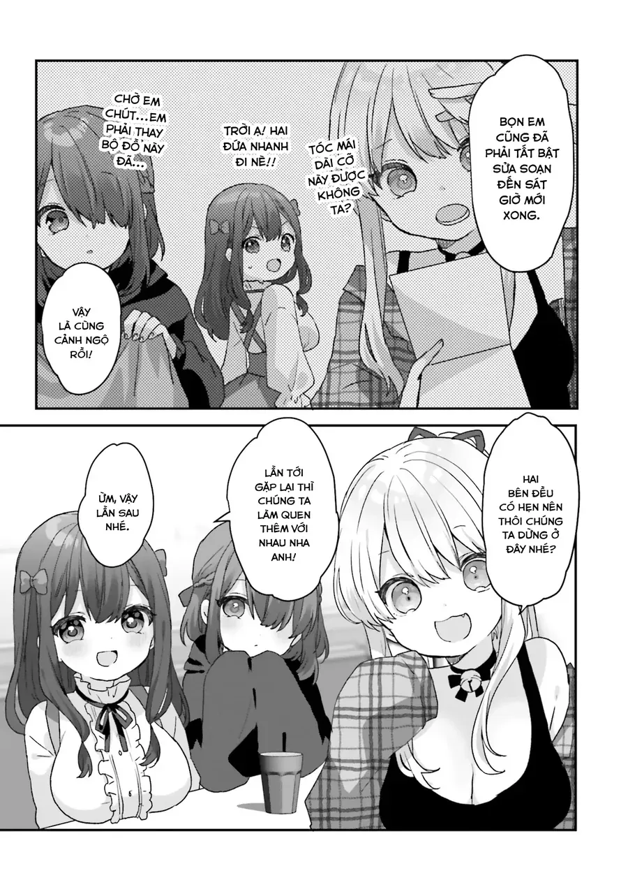 Daigaku Nyuugakuji Kara Uwasa Sareteita Bishoujo San Shimai, Ikiwakareteita Gimai Datta. Chapter 1 - Trang 38