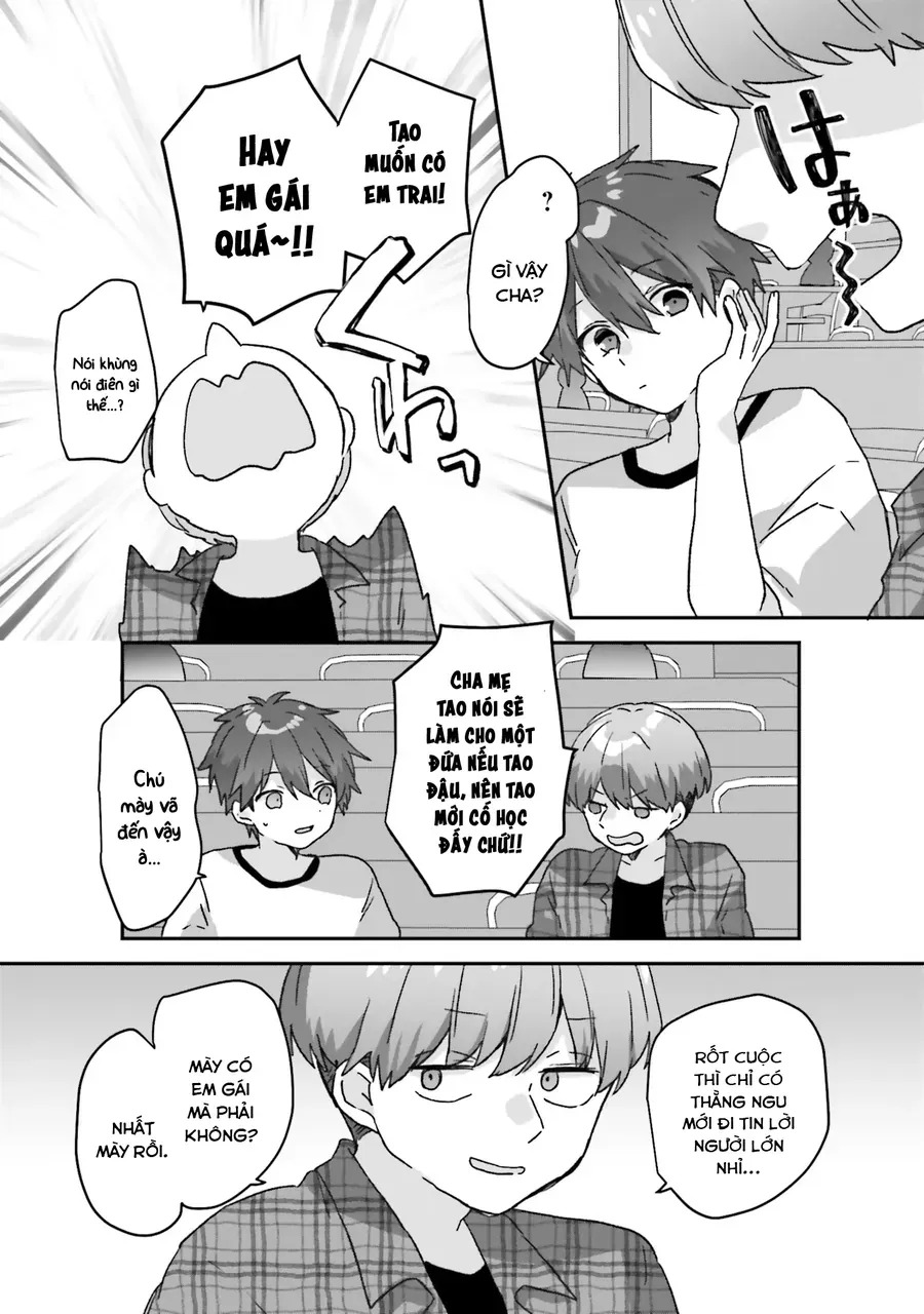 Daigaku Nyuugakuji Kara Uwasa Sareteita Bishoujo San Shimai, Ikiwakareteita Gimai Datta. Chapter 1 - Trang 5