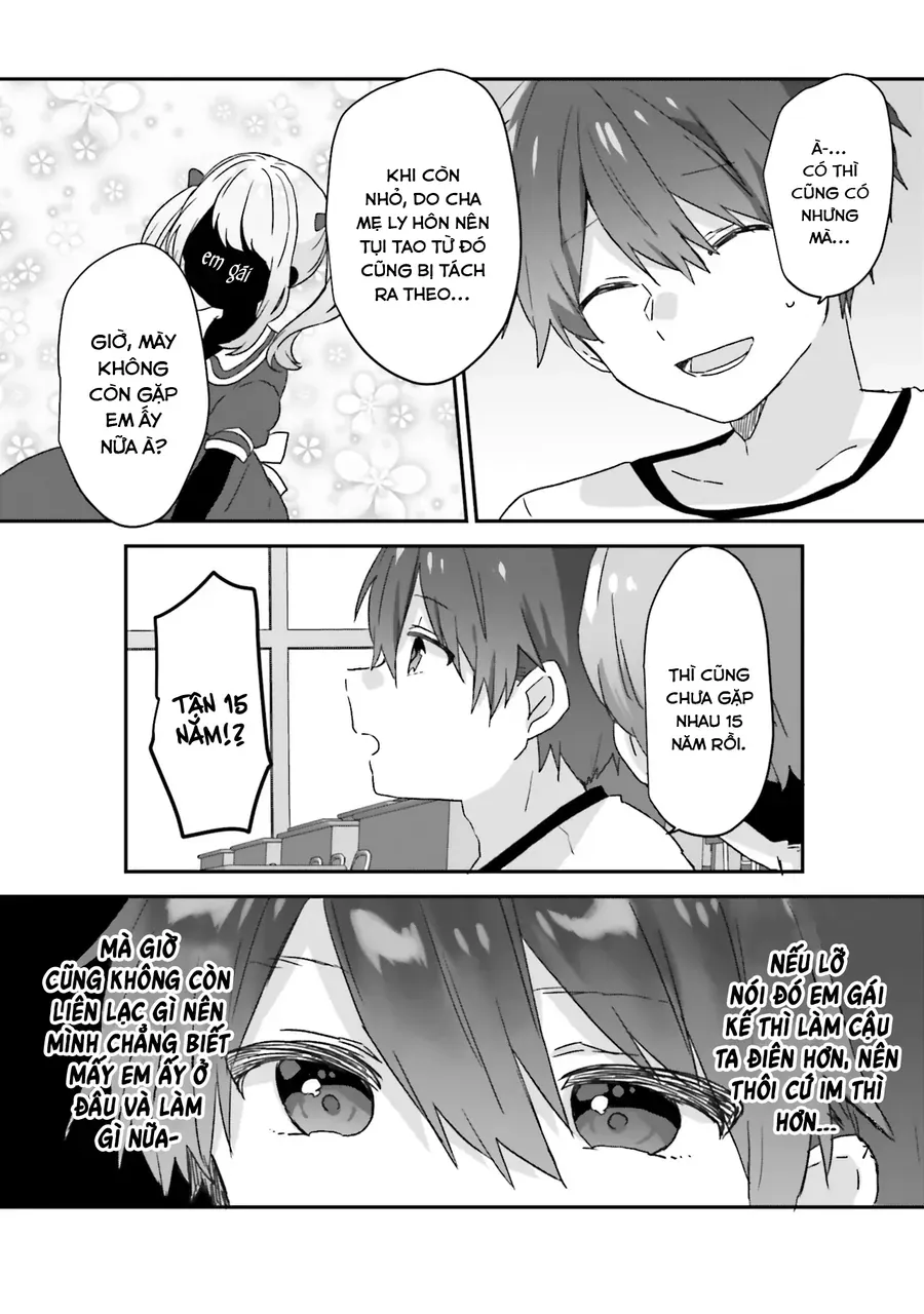 Daigaku Nyuugakuji Kara Uwasa Sareteita Bishoujo San Shimai, Ikiwakareteita Gimai Datta. Chapter 1 - Trang 6