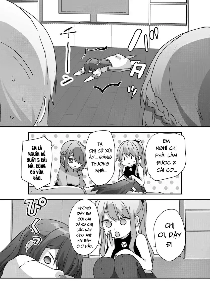 Daigaku Nyuugakuji Kara Uwasa Sareteita Bishoujo San Shimai, Ikiwakareteita Gimai Datta. Chapter 10 - Trang 10