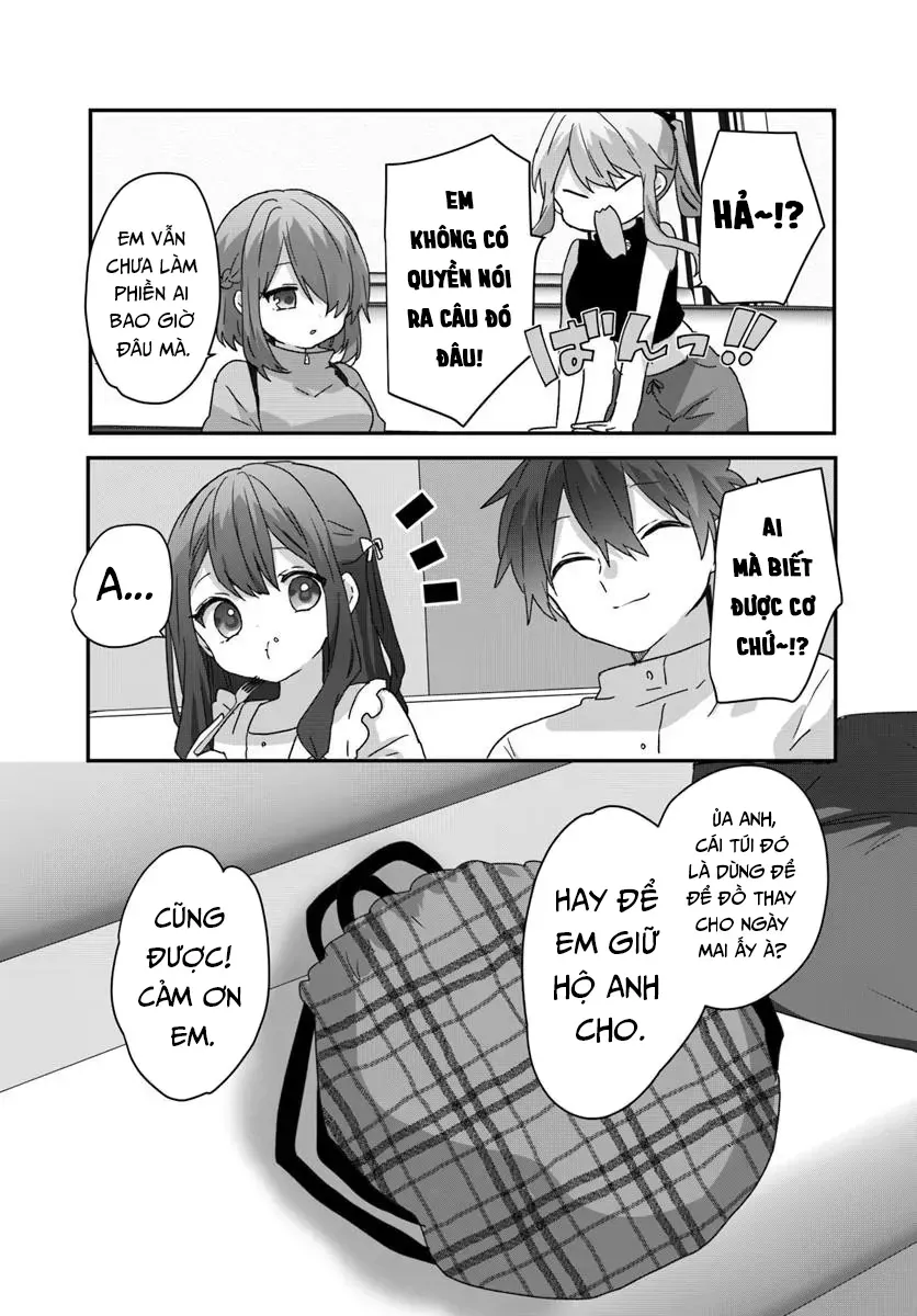 Daigaku Nyuugakuji Kara Uwasa Sareteita Bishoujo San Shimai, Ikiwakareteita Gimai Datta. Chapter 10 - Trang 16
