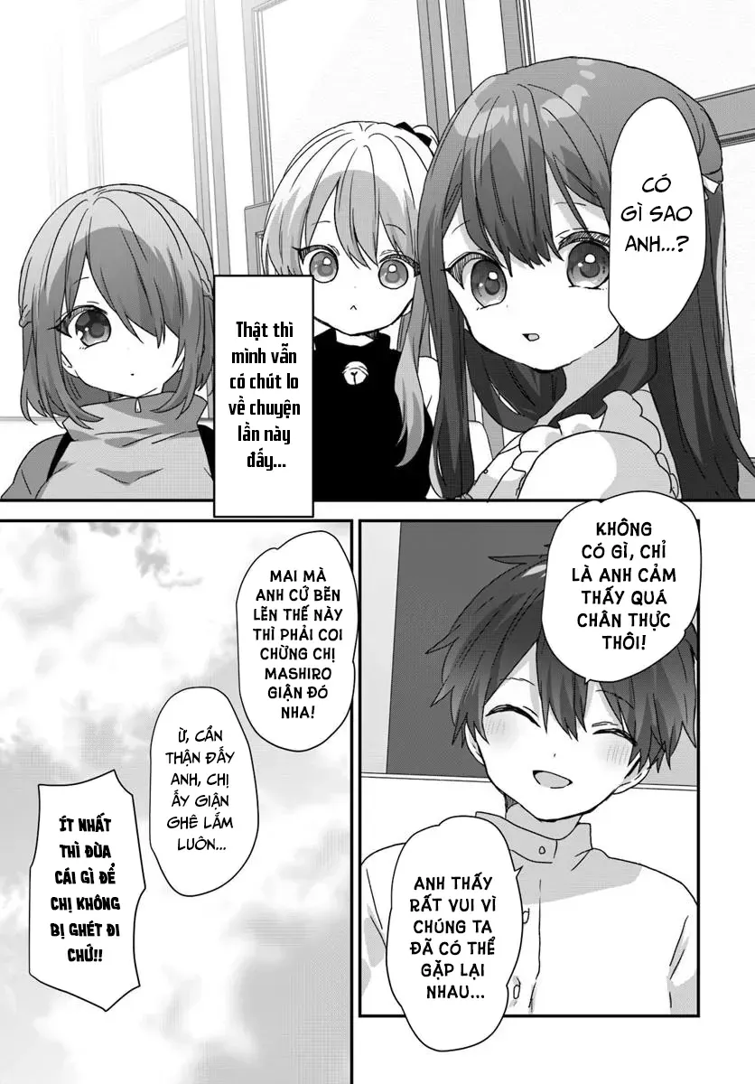 Daigaku Nyuugakuji Kara Uwasa Sareteita Bishoujo San Shimai, Ikiwakareteita Gimai Datta. Chapter 10 - Trang 19