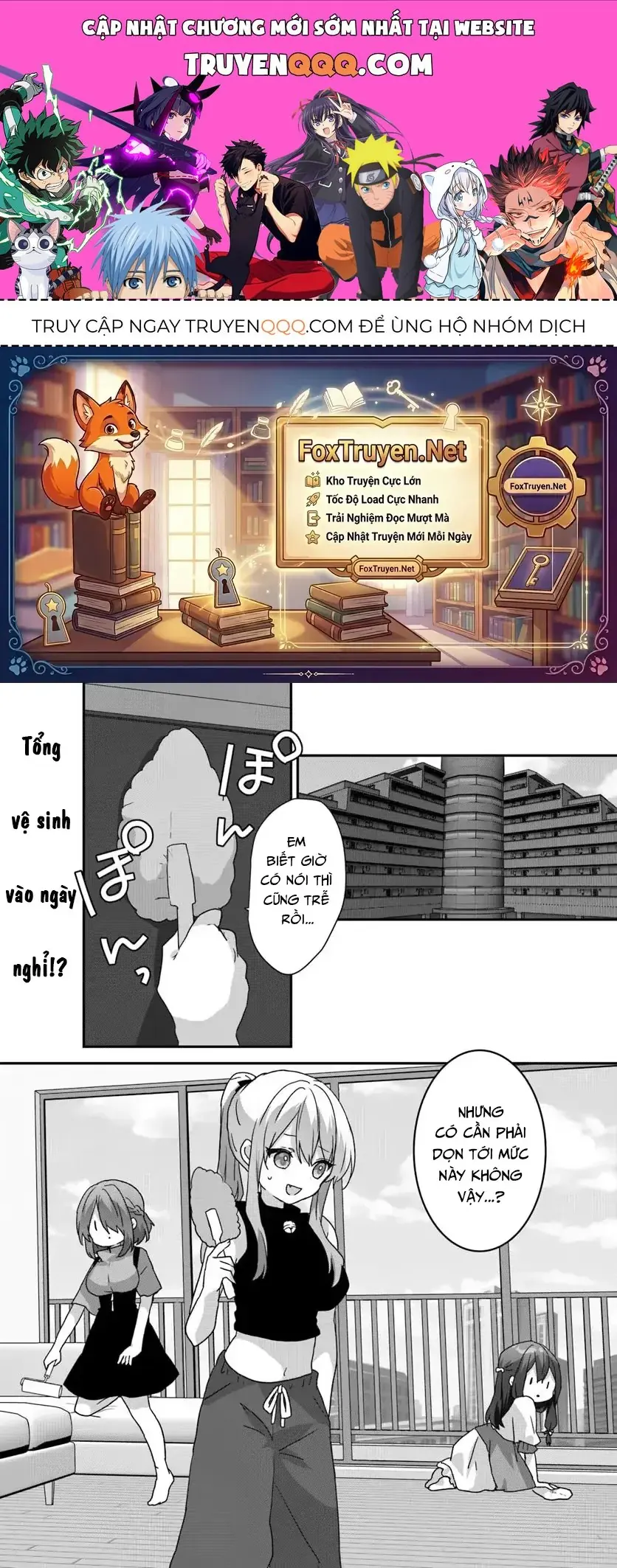 Daigaku Nyuugakuji Kara Uwasa Sareteita Bishoujo San Shimai, Ikiwakareteita Gimai Datta. Chapter 10 - Trang 2