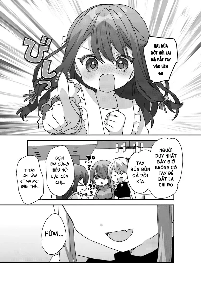 Daigaku Nyuugakuji Kara Uwasa Sareteita Bishoujo San Shimai, Ikiwakareteita Gimai Datta. Chapter 10 - Trang 6