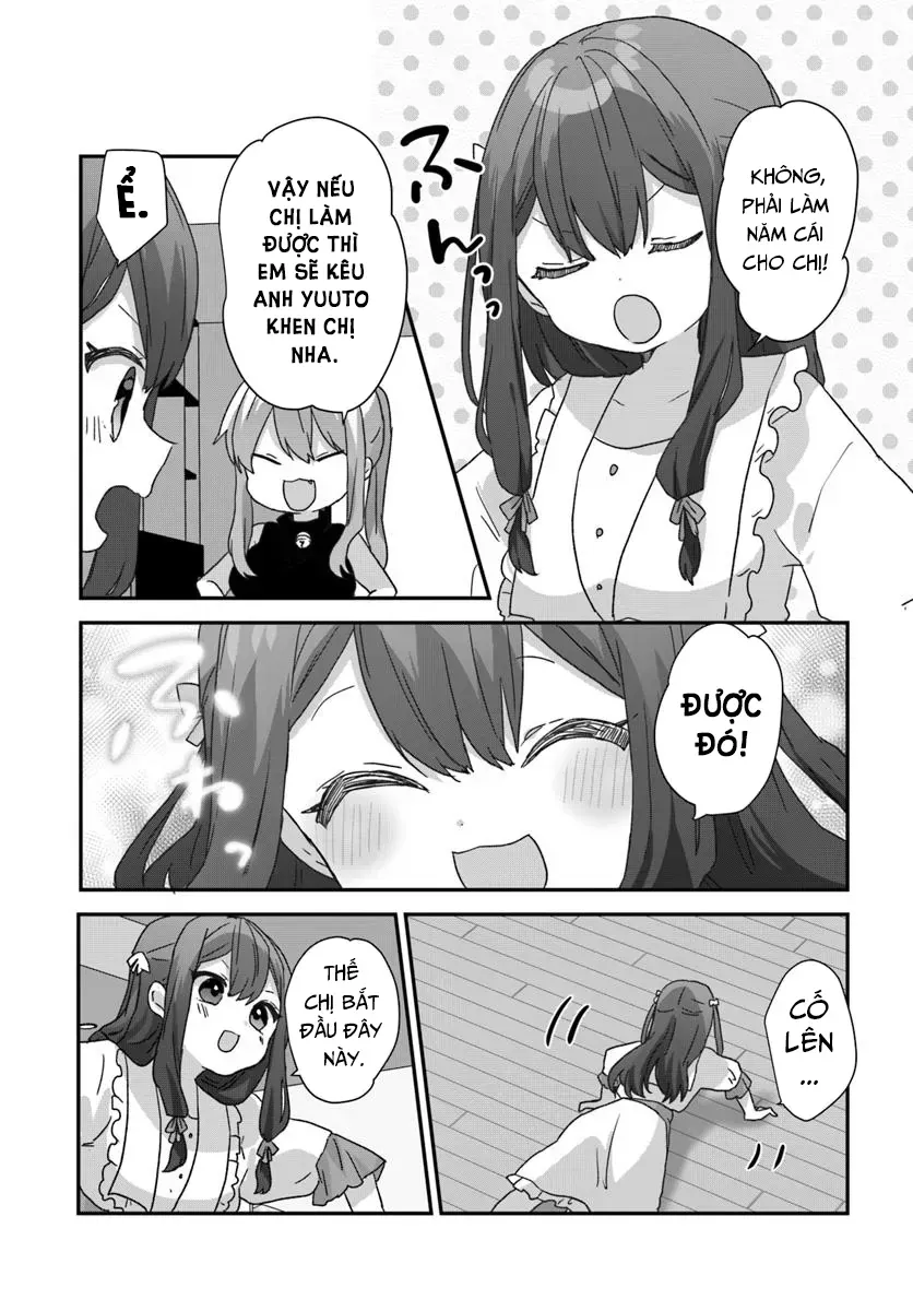 Daigaku Nyuugakuji Kara Uwasa Sareteita Bishoujo San Shimai, Ikiwakareteita Gimai Datta. Chapter 10 - Trang 8