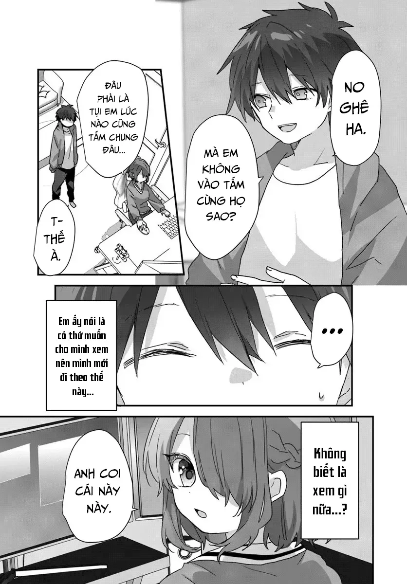 Daigaku Nyuugakuji Kara Uwasa Sareteita Bishoujo San Shimai, Ikiwakareteita Gimai Datta. Chapter 11 - Trang 14