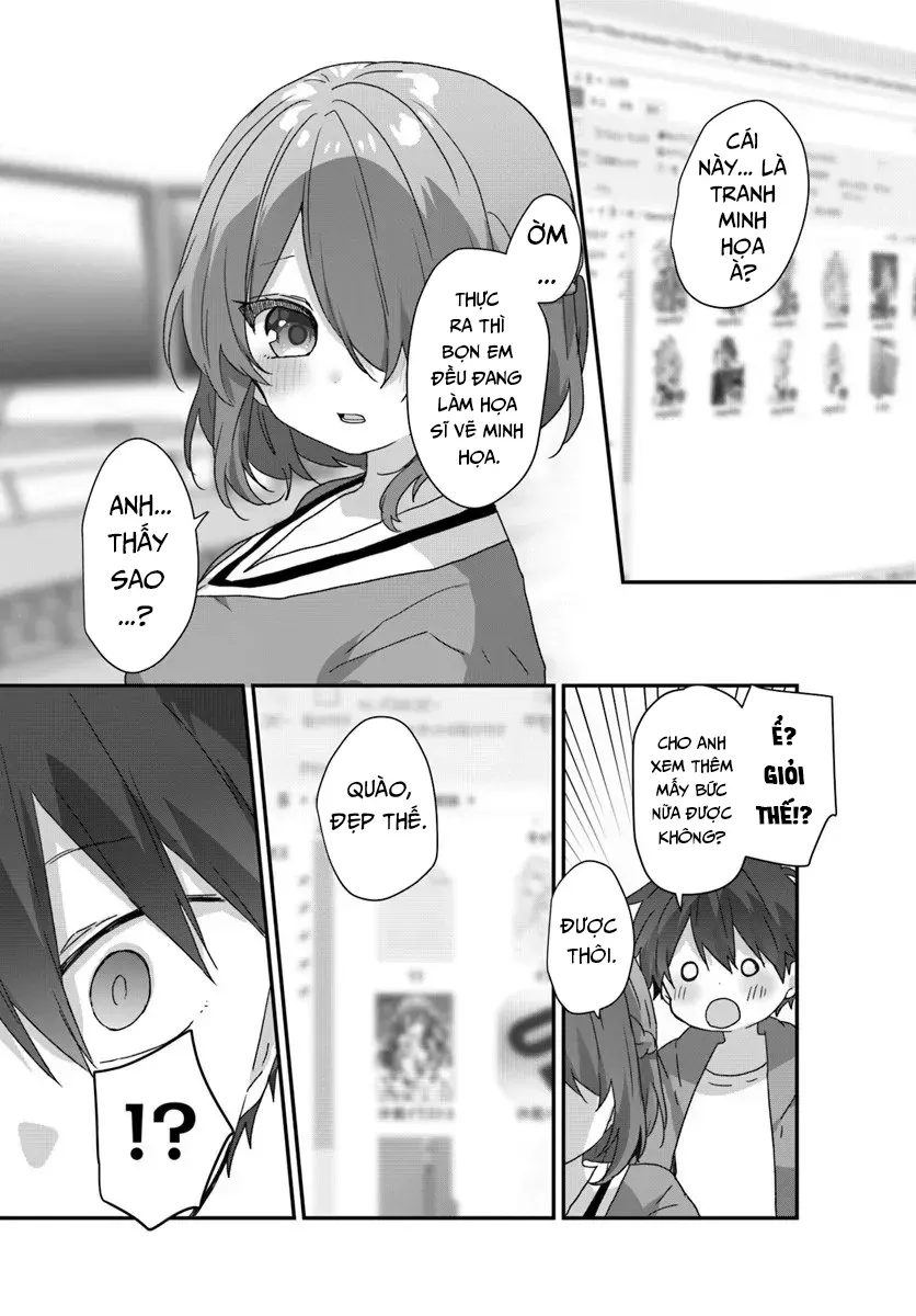 Daigaku Nyuugakuji Kara Uwasa Sareteita Bishoujo San Shimai, Ikiwakareteita Gimai Datta. Chapter 11 - Trang 15