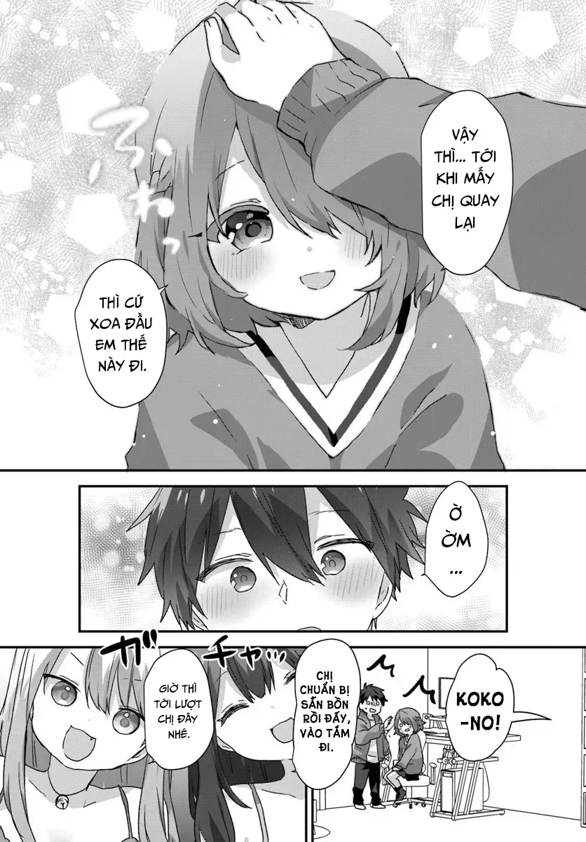 Daigaku Nyuugakuji Kara Uwasa Sareteita Bishoujo San Shimai, Ikiwakareteita Gimai Datta. Chapter 11 - Trang 19