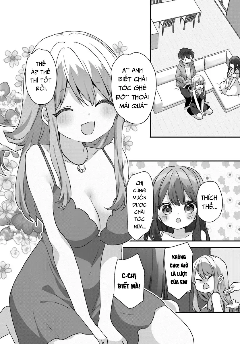 Daigaku Nyuugakuji Kara Uwasa Sareteita Bishoujo San Shimai, Ikiwakareteita Gimai Datta. Chapter 11 - Trang 20