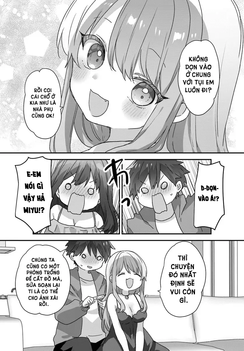 Daigaku Nyuugakuji Kara Uwasa Sareteita Bishoujo San Shimai, Ikiwakareteita Gimai Datta. Chapter 11 - Trang 22