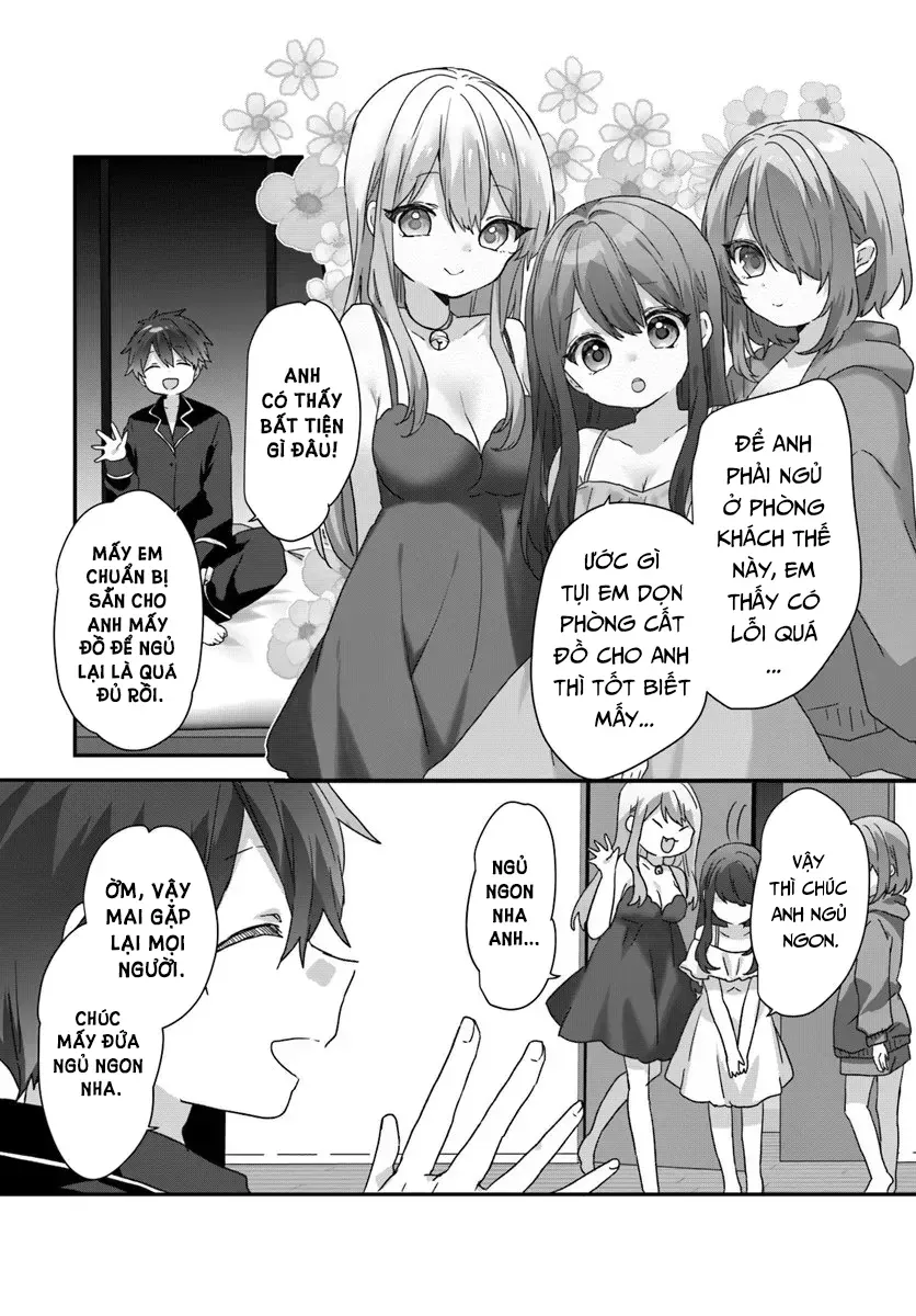 Daigaku Nyuugakuji Kara Uwasa Sareteita Bishoujo San Shimai, Ikiwakareteita Gimai Datta. Chapter 11 - Trang 27