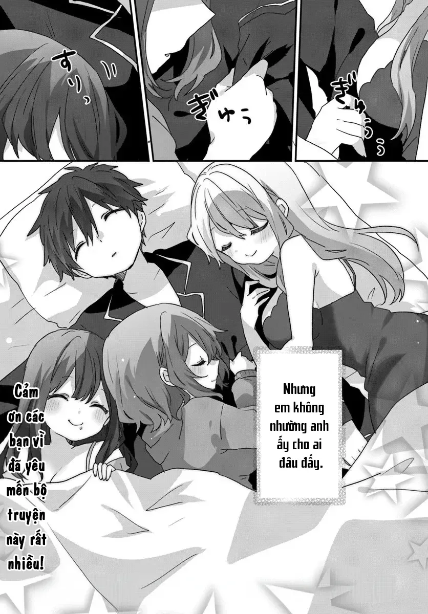 Daigaku Nyuugakuji Kara Uwasa Sareteita Bishoujo San Shimai, Ikiwakareteita Gimai Datta. Chapter 11 - Trang 33