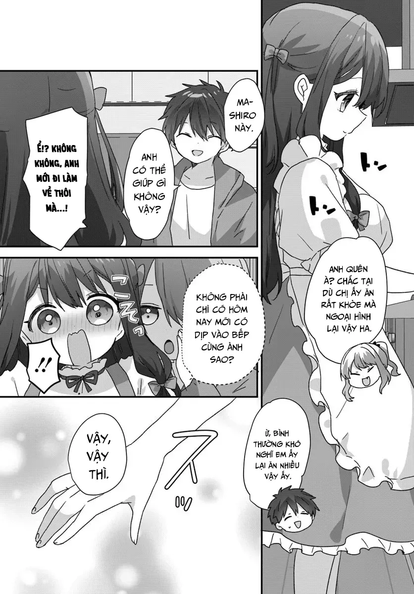 Daigaku Nyuugakuji Kara Uwasa Sareteita Bishoujo San Shimai, Ikiwakareteita Gimai Datta. Chapter 11 - Trang 8