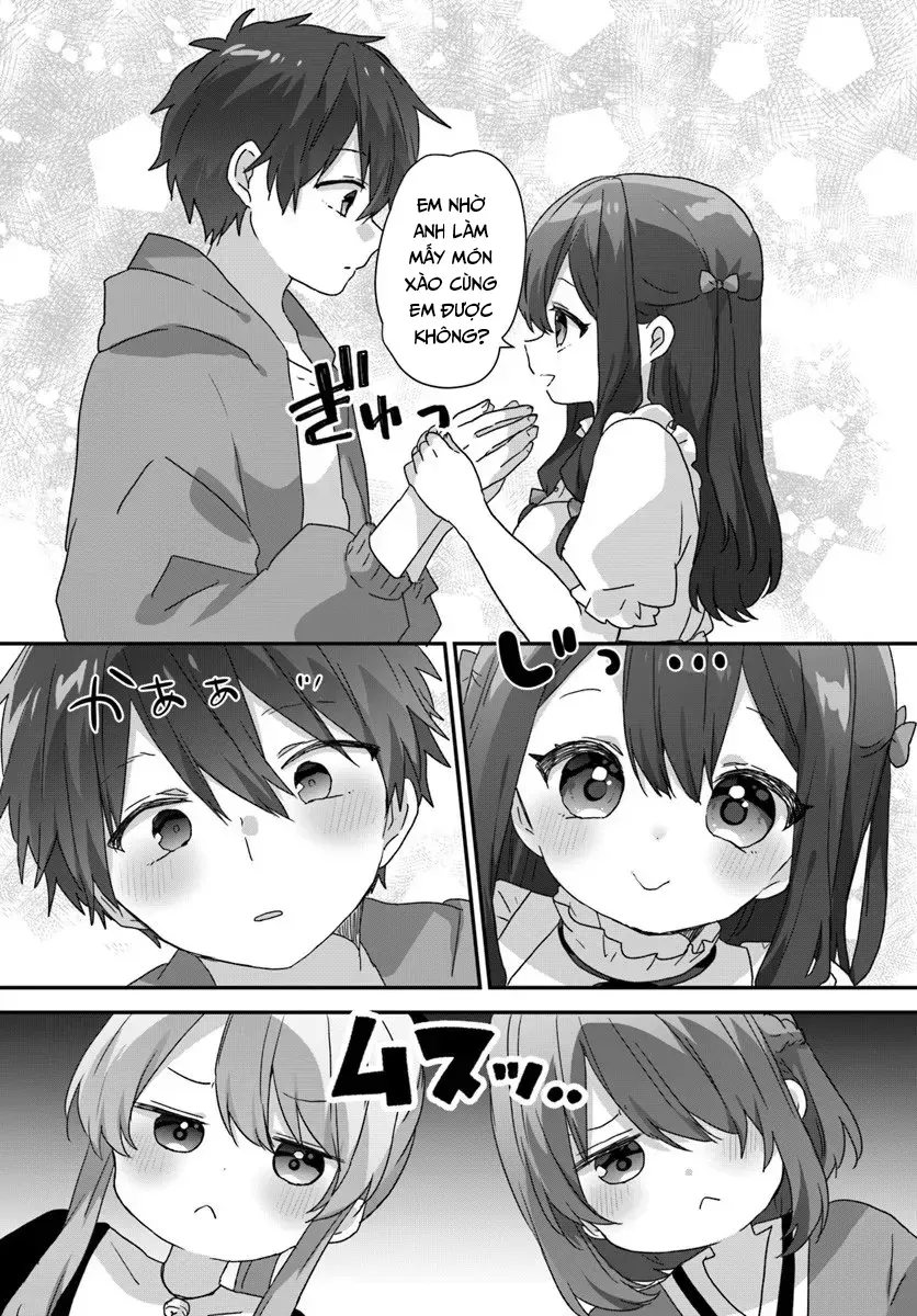 Daigaku Nyuugakuji Kara Uwasa Sareteita Bishoujo San Shimai, Ikiwakareteita Gimai Datta. Chapter 11 - Trang 9