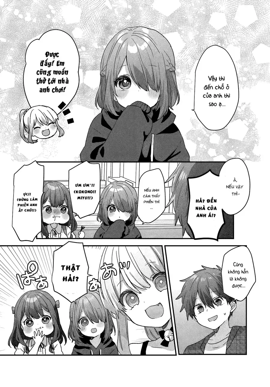 Daigaku Nyuugakuji Kara Uwasa Sareteita Bishoujo San Shimai, Ikiwakareteita Gimai Datta. Chapter 2 - Trang 12
