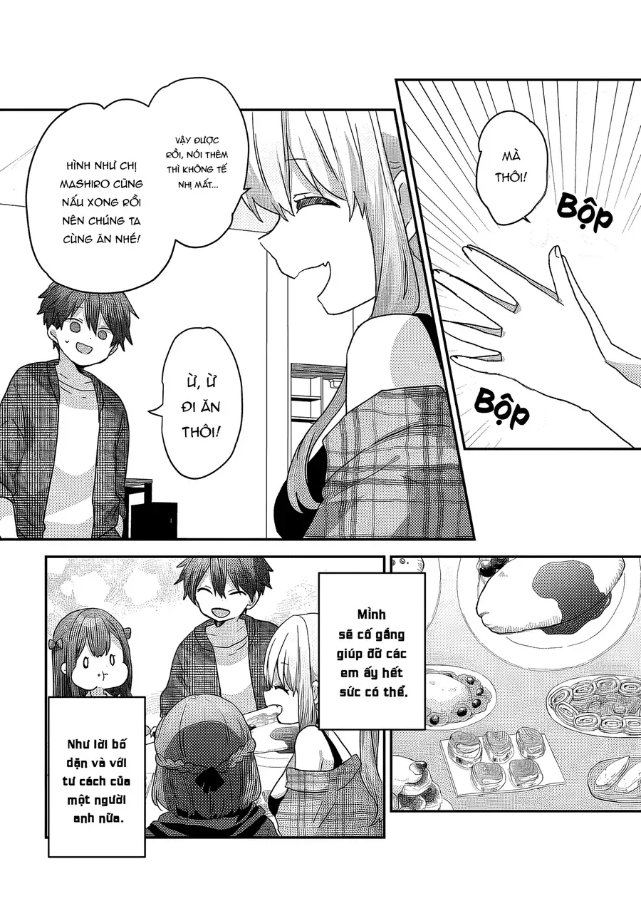 Daigaku Nyuugakuji Kara Uwasa Sareteita Bishoujo San Shimai, Ikiwakareteita Gimai Datta. Chapter 2 - Trang 21
