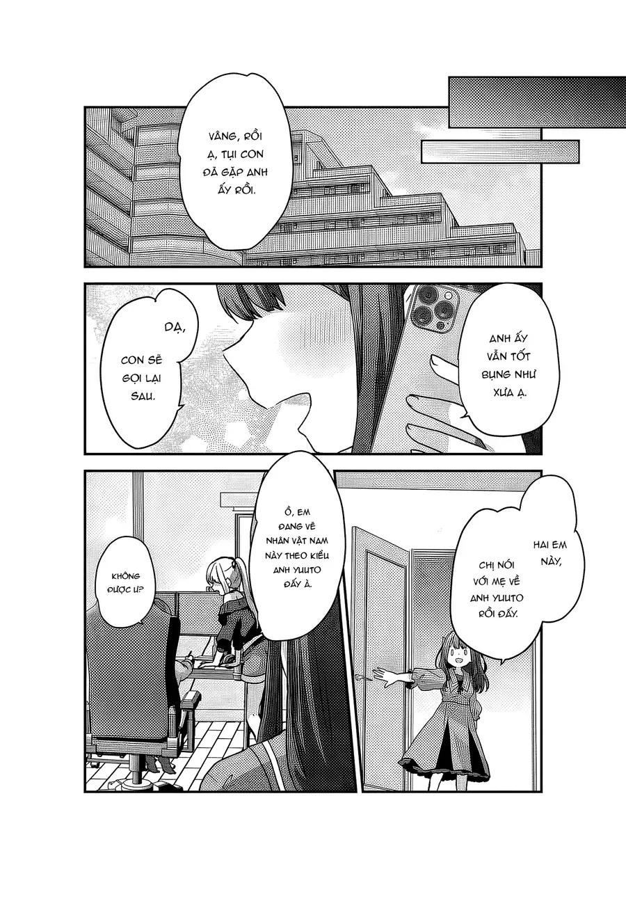 Daigaku Nyuugakuji Kara Uwasa Sareteita Bishoujo San Shimai, Ikiwakareteita Gimai Datta. Chapter 2 - Trang 26