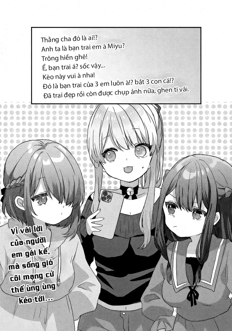 Daigaku Nyuugakuji Kara Uwasa Sareteita Bishoujo San Shimai, Ikiwakareteita Gimai Datta. Chapter 2 - Trang 28