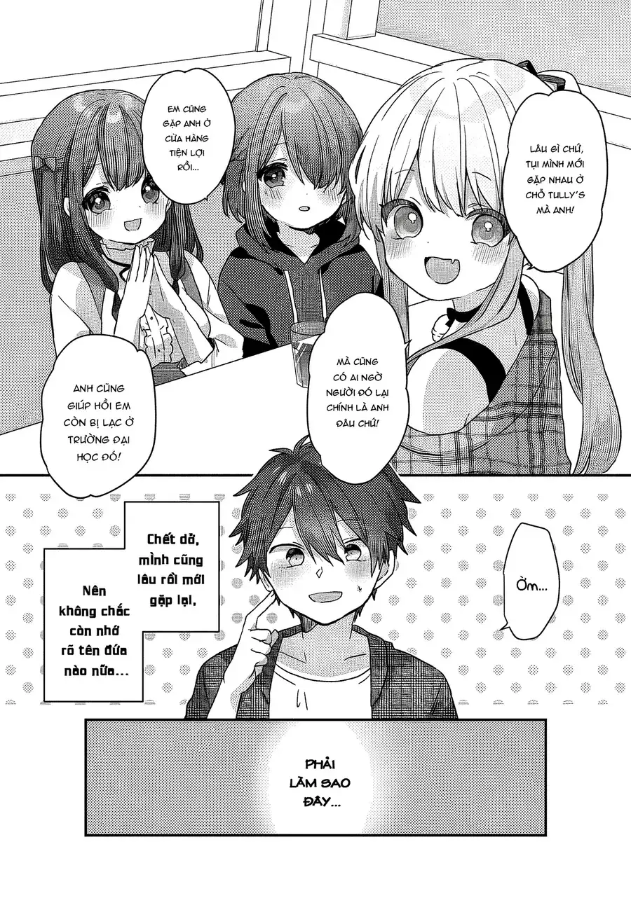 Daigaku Nyuugakuji Kara Uwasa Sareteita Bishoujo San Shimai, Ikiwakareteita Gimai Datta. Chapter 2 - Trang 6