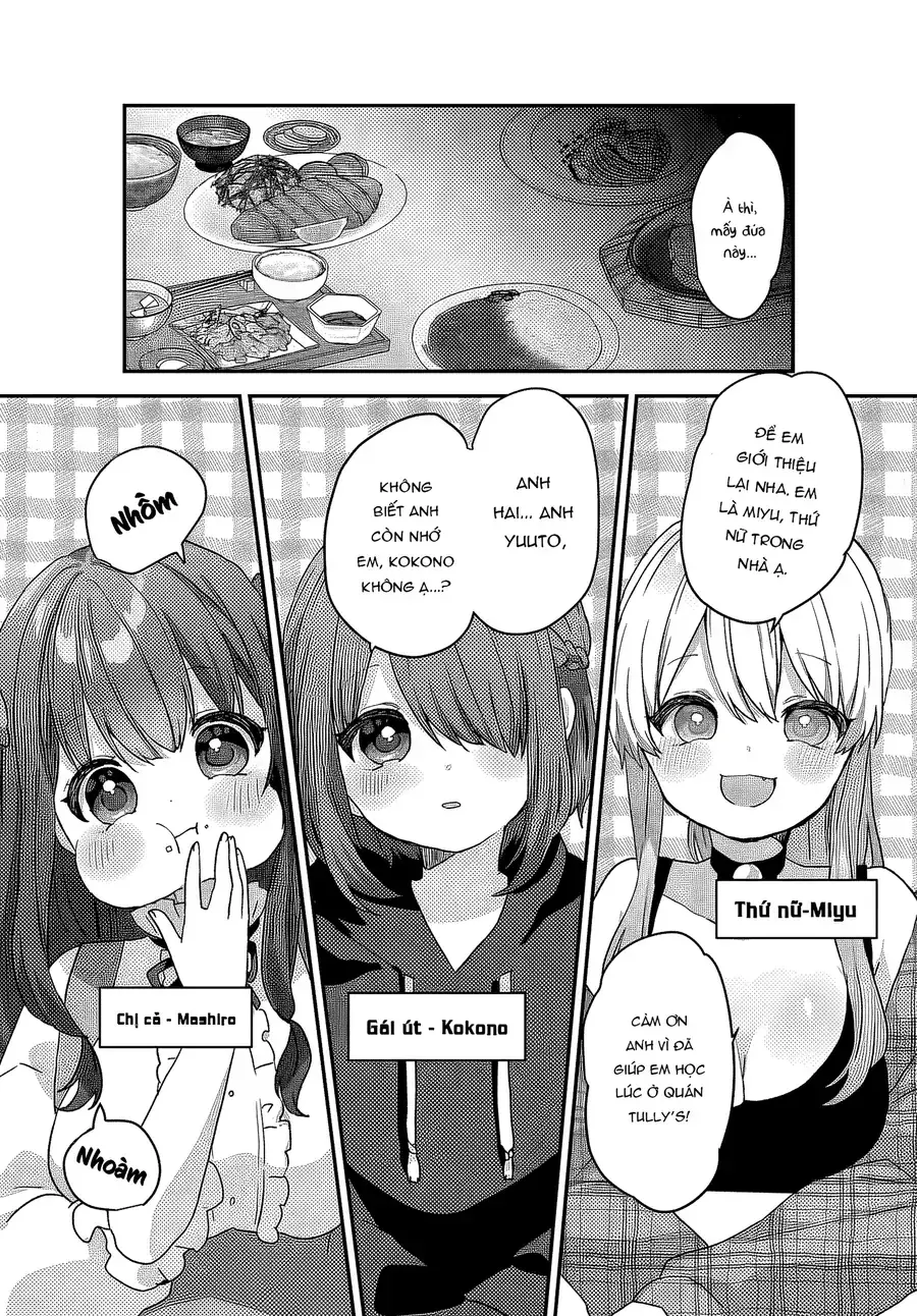 Daigaku Nyuugakuji Kara Uwasa Sareteita Bishoujo San Shimai, Ikiwakareteita Gimai Datta. Chapter 2 - Trang 7