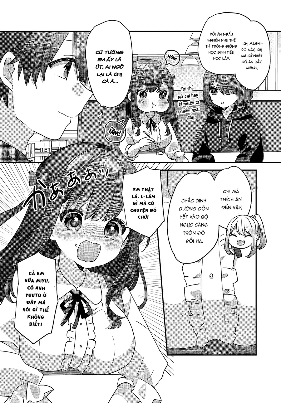 Daigaku Nyuugakuji Kara Uwasa Sareteita Bishoujo San Shimai, Ikiwakareteita Gimai Datta. Chapter 2 - Trang 8