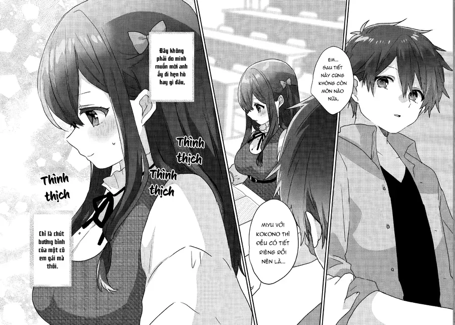 Daigaku Nyuugakuji Kara Uwasa Sareteita Bishoujo San Shimai, Ikiwakareteita Gimai Datta. Chapter 3 - Trang 19