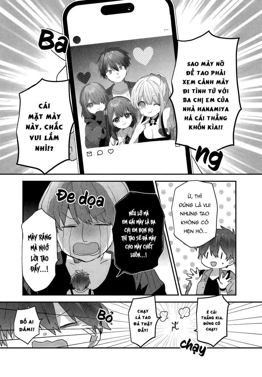 Daigaku Nyuugakuji Kara Uwasa Sareteita Bishoujo San Shimai, Ikiwakareteita Gimai Datta. Chapter 3 - Trang 6